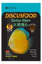 DISCUSFOOD Turkey Heart Soft Granulate 1 mm - pokarm dla dyskowców