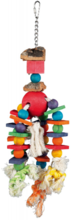 TRIXIE Kolorowa drewniana zabawka dla ptaków 35 cm