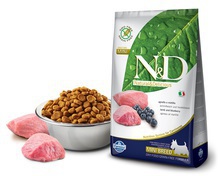 FARMINA N&D Grain Free Lamb & Blueberry Adult Mini karma dla dorosłych psów małych ras 800g i 2,5kg