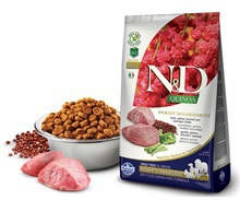 FARMINA N&D Quinoa Weight Management Lamb jagnięcina, brokuł, szparagi - karma dla psów 800g , 2,5kg i 7kg