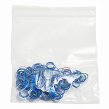 HPP - gumki lateksowe, niebieskie, średnica 0,6 cm, 100 szt.