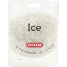 ZOLUX Perełki szklane Ice drobne - kolorowa ozdoba akwarium 472g