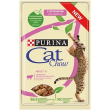 PURINA Cat Chow mokra karma z jagnięciną i zieloną fasolą dla kota, saszetka 85g
