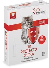 OVER ZOO Bio Protecto Spot On 4 x 1ml dla kociąt