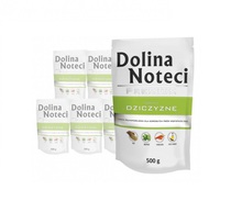 DOLINA Noteci Premium Bogata w dziczyznę PAKIET 10 x 500g, mokra karma dla psa