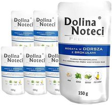 DOLINA Noteci Premium Bogata w dorsza z brokułami 10 x 150g PAKIET , mokra karma dla psa