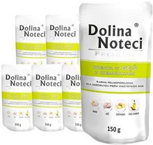 DOLINA Noteci Premium Bogata w gęś z ziemniakami 10 x 150g PAKIET , mokra karma dla psa