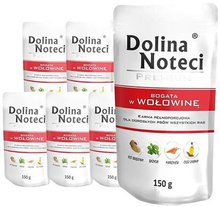 Dolina Noteci Premium Bogata w wołowinę 10 x 150g PAKIET - mokra karma dla dorosłych psów