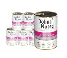 Dolina Noteci Premium Bogata w indyka 12x400g PAKIET - mokra karma dla dorosłych psów