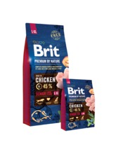 BRIT Premium By Nature Senior L+XL karma dla psa ras dużych i bardzo dużych 3kg i 15kg