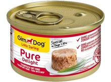 GIMDOG Little Darling Pure Delight - karma z tuńczykiem i wołowiną dla psa 85g