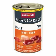 ANIMONDA Grancarno Adult Wołowina + Kurczak - karma dla dorosłych psów, puszka 400g