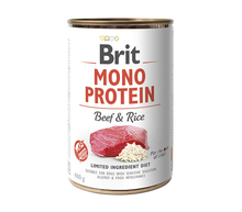 BRIT Monoprotein Beef & Rice mokra karma dla psa 400g