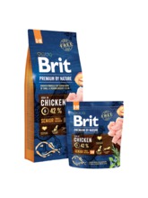 BRIT Premium By Nature Senior S+M karma dla psa 1kg, 3kg, 8kg i 15kg