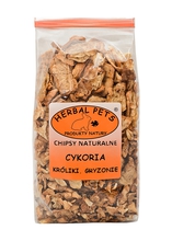 HERBAL PETS Chipsy naturalne z cykorii - przysmak dla królików i gryzoni 125g