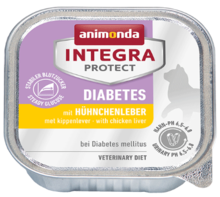 ANIMONDA Integra Protect Diabetes, Wątróbka drobiowa - karma dla kotów z cukrzycą 100g