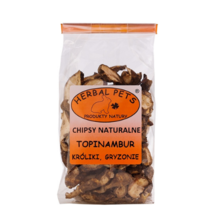 HERBAL PETS Topinambur - chipsy naturalne dla królików i gryzoni 75g