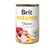 BRIT Pate&Meat Chicken mokra karma z kurczakiem dla psa, puszka