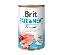 BRIT Pate&Meat Salmon mokra karma z łososiem dla psa, puszka