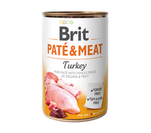 BRIT Pate&Meat Turkey mokra karma z indykiem dla psa, puszka
