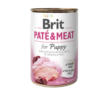 BRIT Pate&Meat Puppy mokra karma dla szczeniąt i młodych psów, puszka