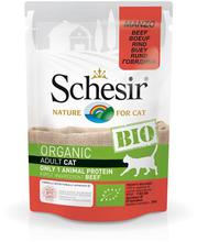 SCHESIR BIO Organic z wołowiną saszetka dla kota 85g