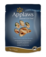 APPLAWS Natural Cat Food Tuńczyk i Leszcz - saszetka dla kota 70g 100% NATURALNE!