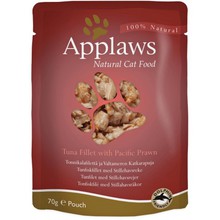 APPLAWS Natural Cat Food Tuńczyk i Krewetki - saszetka dla kota 70g 100% NATURALNE!