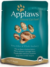 APPLAWS Natural Cat Food Tuńczyk, Anchois i Wodorosty - saszetka dla kota 70g 100% NATURALNE!