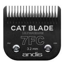 ANDIS - nóż stalowy Black Cat dla kotów "snap-on" 7FC - 3.2 mm