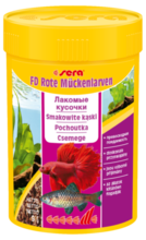 SERA FD Bloodworms - Przysmak dla ryb, 100% z czerwonych larw komarów.