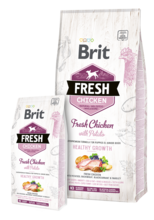 BRIT Fresh Chicken & Potato Puppy Healthy Growth - sucha karma dla szczeniąt