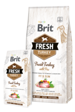 BRIT Fresh Turkey & Pea Adult Fit & Slim - sucha karma dla psów