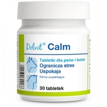 DOLVIT Calm 30 tabletek - preparat uspokajający dla psów i kotów