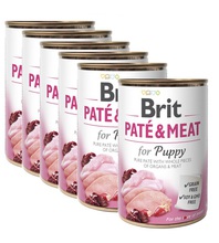BRIT Pate&Meat Puppy 6x400g PAKIET! mokra karma dla szczeniąt i młodych psów
