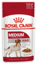 ROYAL CANIN Medium Adult - Mokra karma dla psów dorosłych ras średnich, Saszetka 140 g