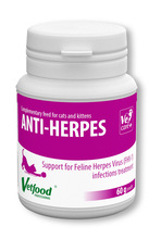 VETFOOD Anti-Herpes  - preparat dla kotów 60 g