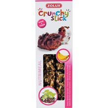 ZOLUX Crunchy Stick - kolby dla świnki morskiej, banan i kasza gryczana