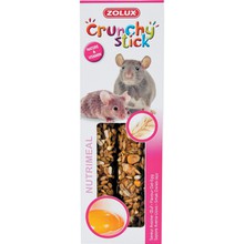 ZOLUX Crunchy Stick - kolby dla szczura i myszy, owies jajko