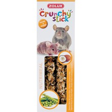 ZOLUX Crunchy Stick - kolby dla szczura i myszy, orzech kokosowy i groch