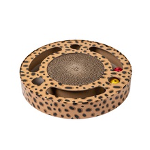 SANDEZIA Scratch & Catch Cheetah tekturowy drapak, zabawka dla kota