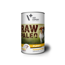 VETEXPERT Raw Paleo Puppy Turkey mokra karma dla szczeniąt puszka 400g