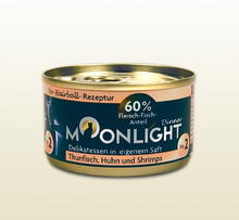 MOONLIGHT Dinner Tuńczyk, kurczak i krewetki 80g mokra karma dla kotów