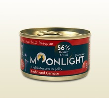 MOONLIGHT Dinner Kurczak z warzywami w galarecie 80g mokra karma dla kotów