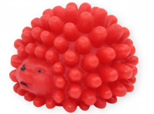 PET NOVA Jeżyk czerwony - zabawka winylowa dla psa, 6,5 cm
