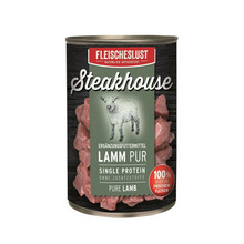 MEATLOVE Steakhouse Pure Lamb mokra karma dla psa 410g i 820g