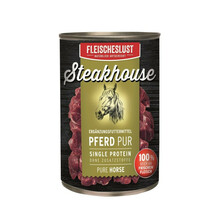 MEATLOVE Steakhouse Pure Horse mokra karma dla psa 410g i 820g