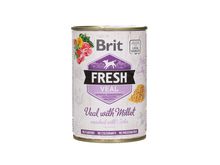 BRIT Fresh Veal with Millet mokra karma dla psa, puszka 400g