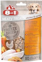 8in1 Dog Freeze Dried Chicken/Carrot - przysmak dla psa z kurczakiem i marchewką 50g