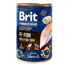 BRIT Premium by Nature Fish with Fish Skin mokra karma dla psa 400g i 800g